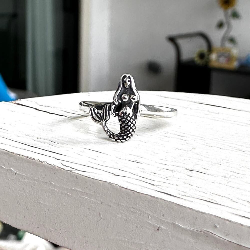 Mermaid Sterling Silver Toe Ring